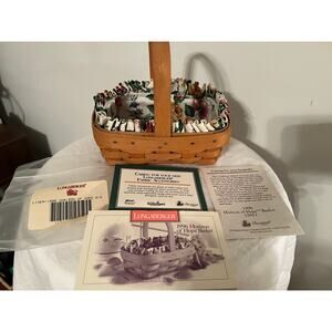 1996 Longaberger Horizon of Hope, liner, protector, cards, recipes
